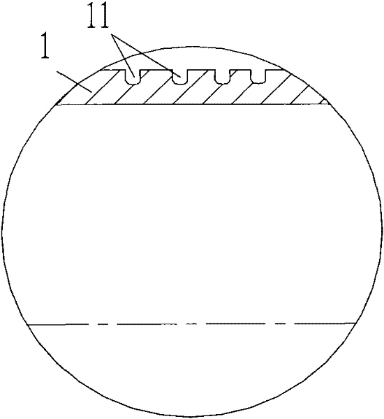 Heat exchange pipe and on-line pipe-making processing technique thereof