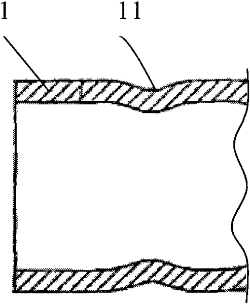 Heat exchange pipe and on-line pipe-making processing technique thereof