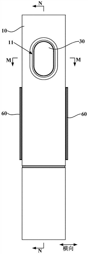 Vertical air conditioner indoor unit