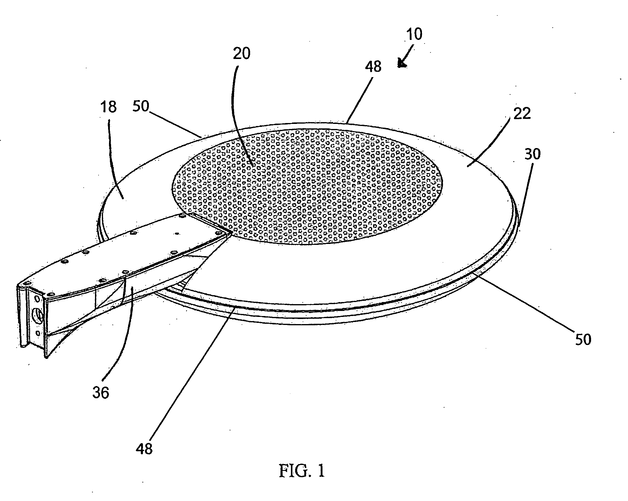 Aerodynamic LED Floodlight Fixture