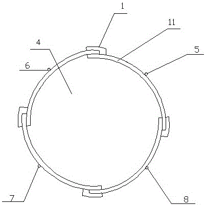 Method for manufacturing large-scale glass fiber reinforced plastic tank body block