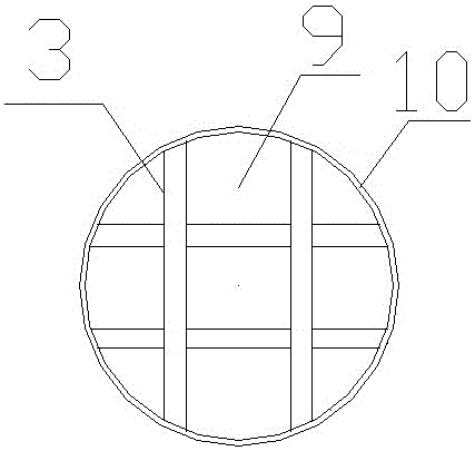 Method for manufacturing large-scale glass fiber reinforced plastic tank body block