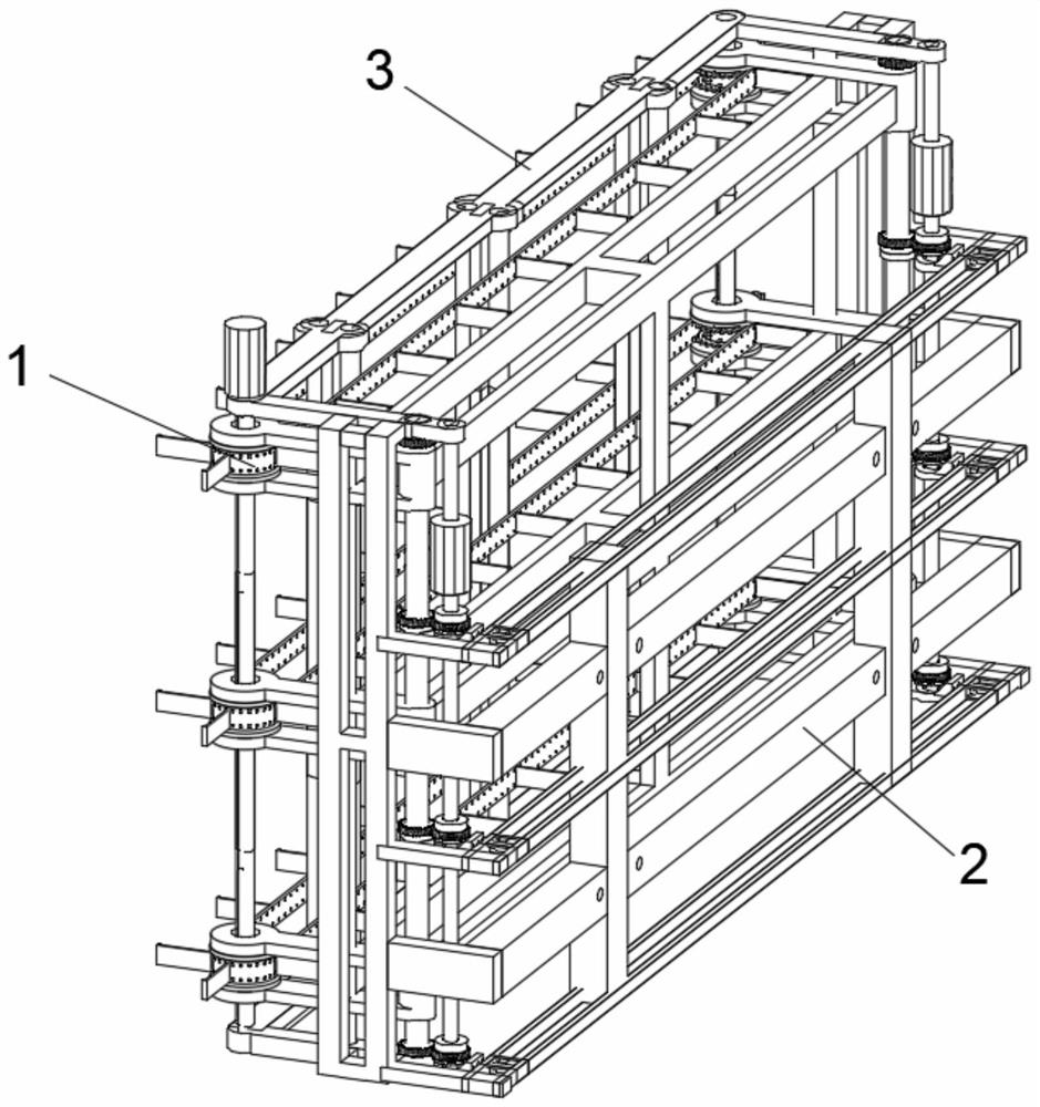 Partition push-down device for harvesting