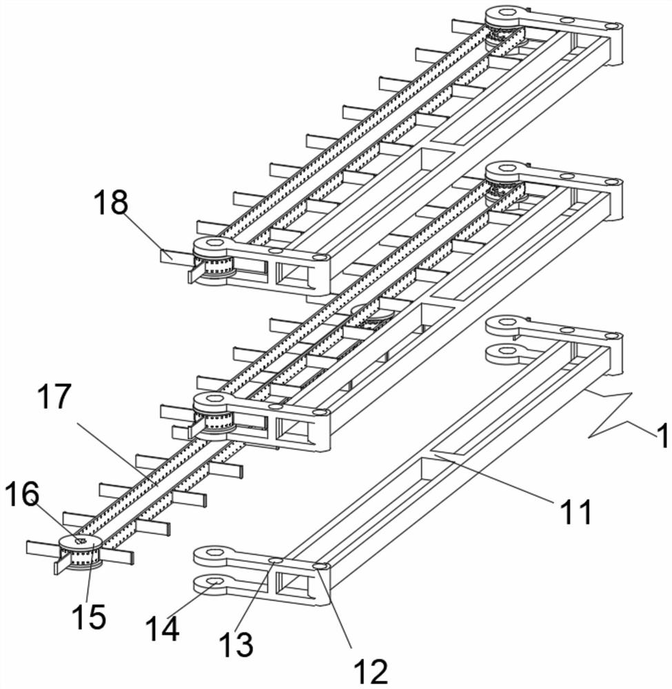 Partition push-down device for harvesting