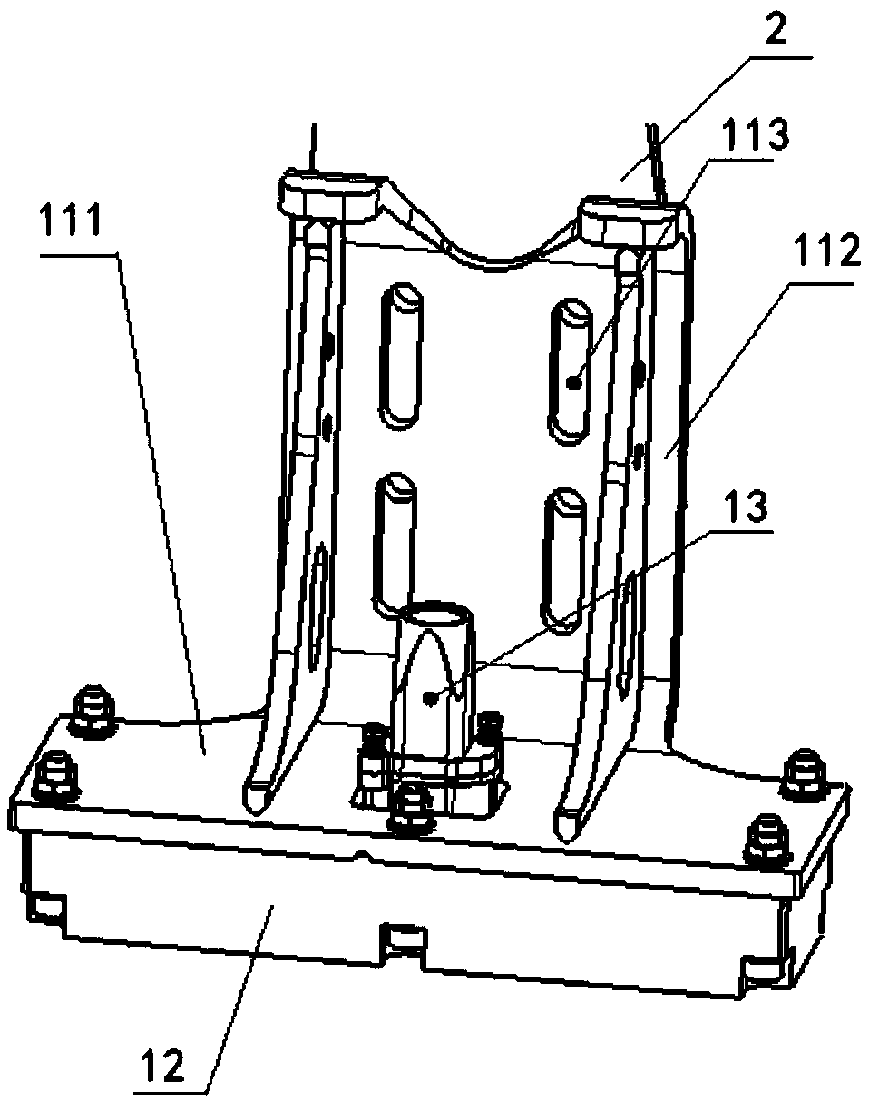 Mounting structure of derailing detection sensor applicable to unmanned vehicle