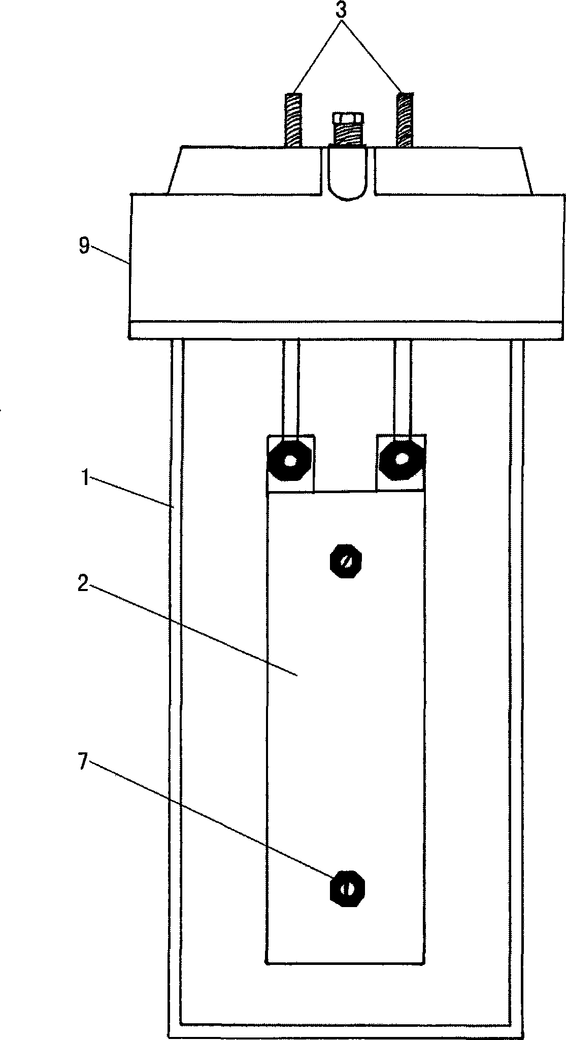 Energy-saving device for producing oxyhydrogen combustion-supporting gas and method thereof