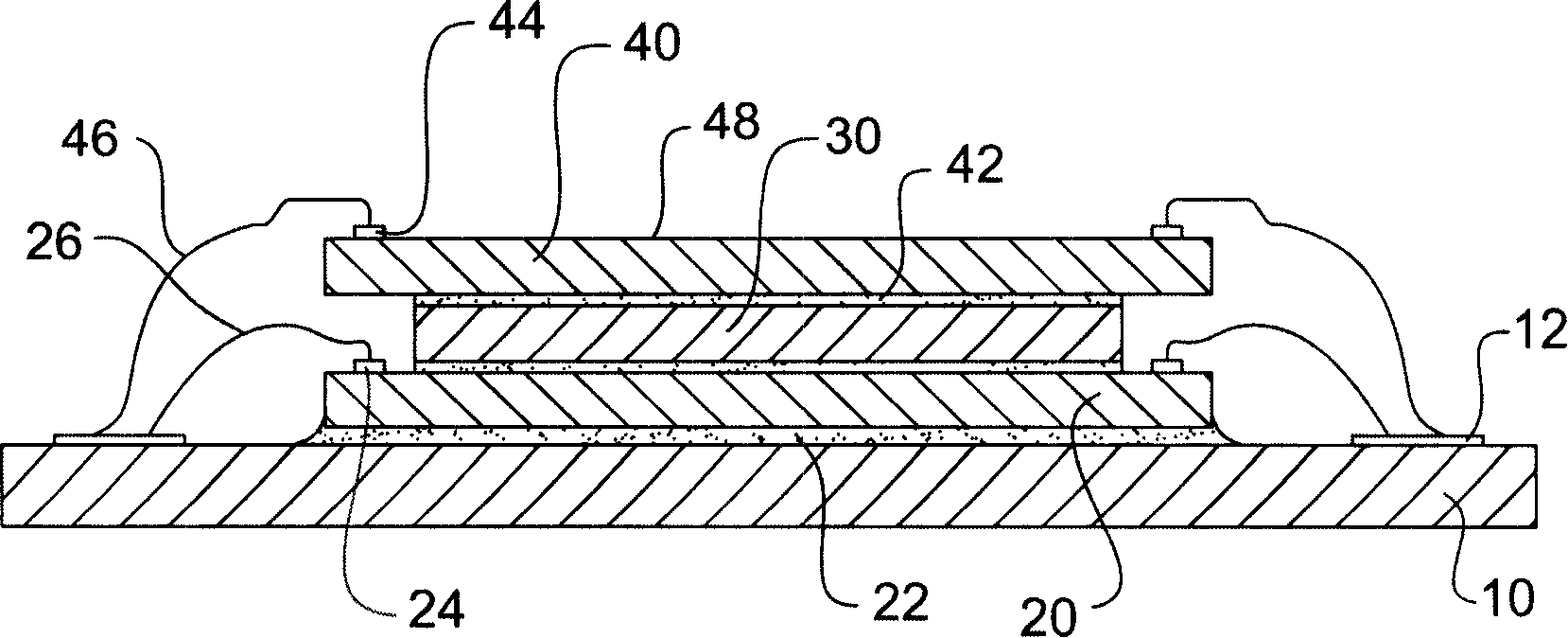 Glue film and chip encapsulation manufacture process using the glue film