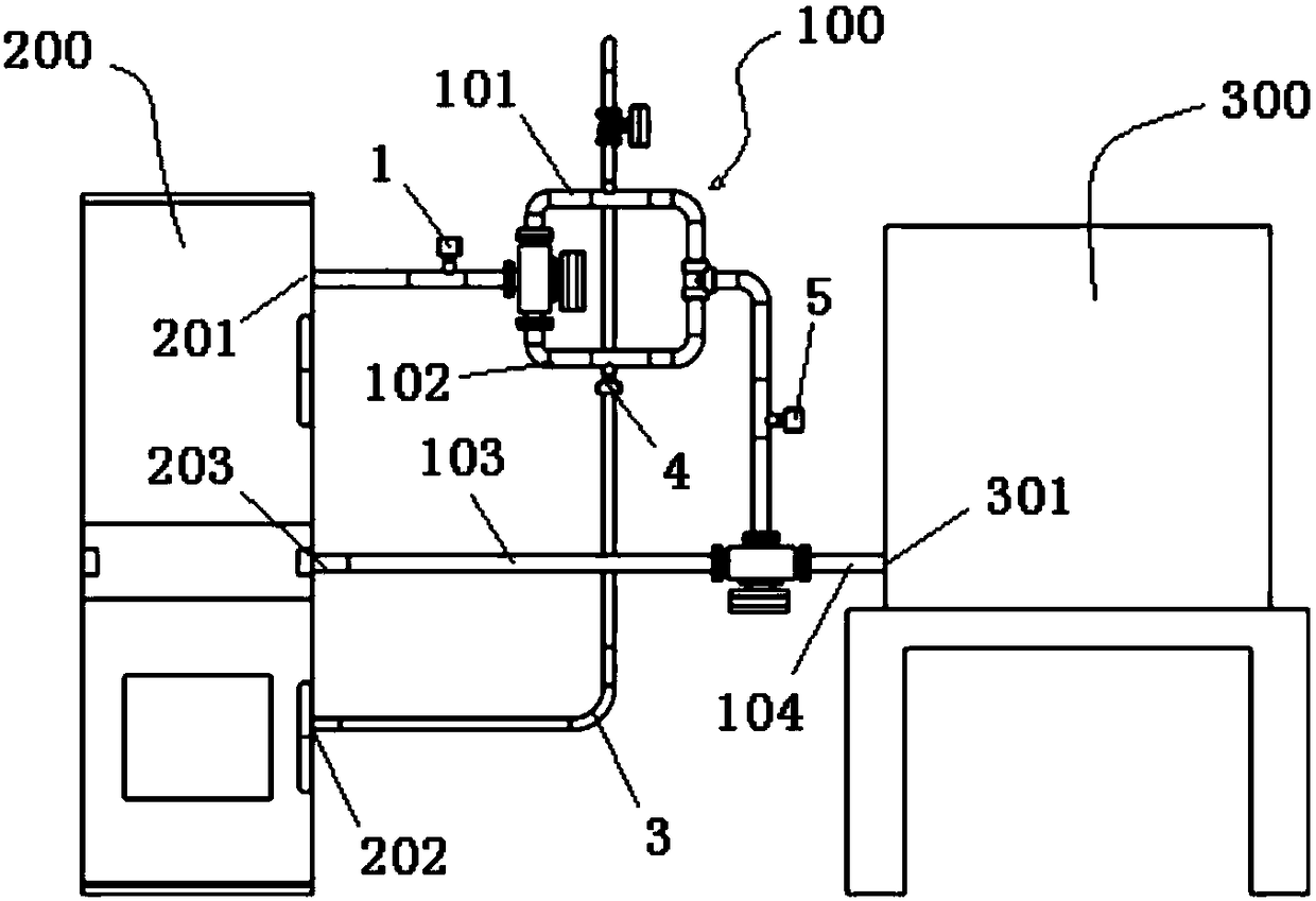 Laboratory steam dryness monitoring device, monitoring method and steam flooding experimental device