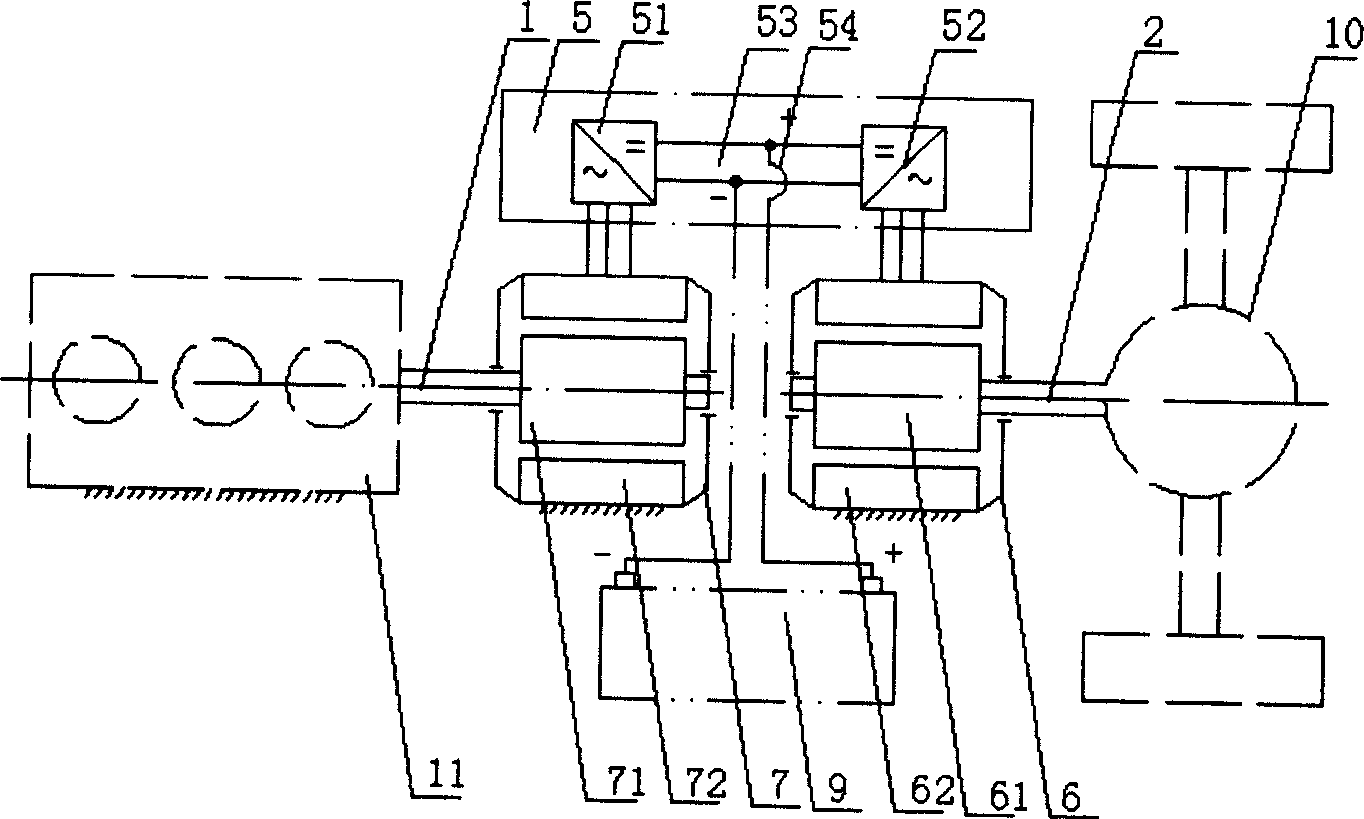 Electromagnetic coupling variable-speed drive system