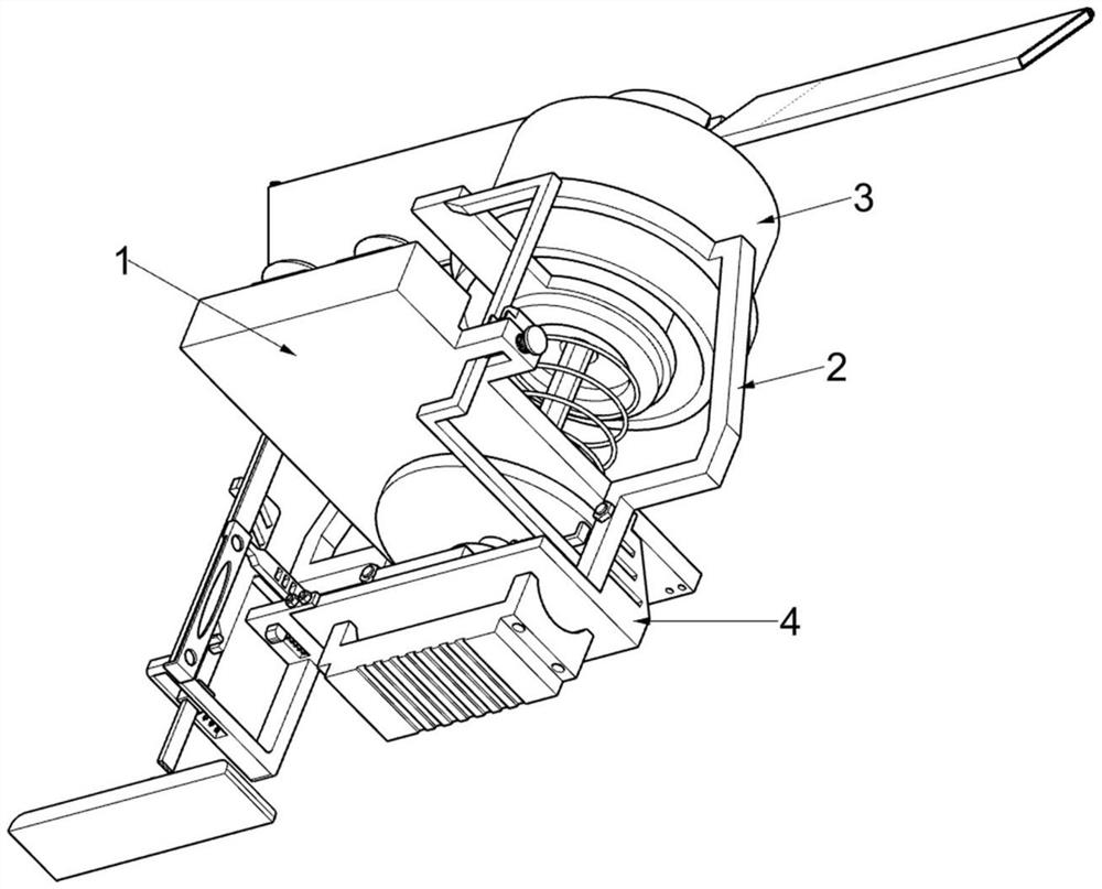 Offshore wind driven generator capable of retracting blades according to wind strength