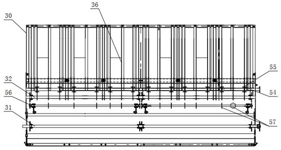 Box moving positioning device of transplanter