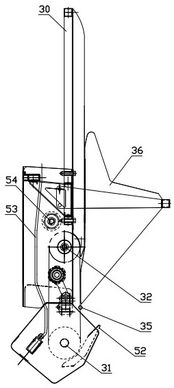 Box moving positioning device of transplanter