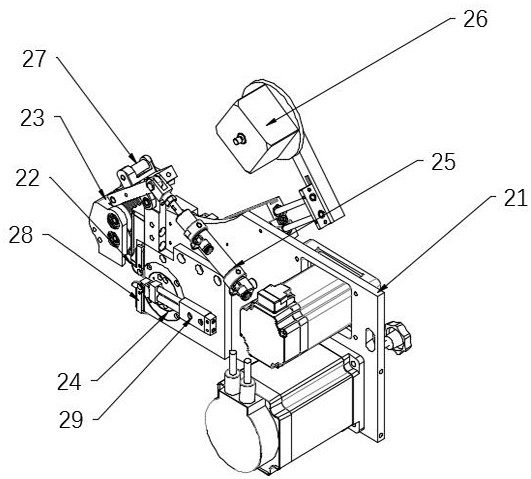 A narrow tape positioning winding machine