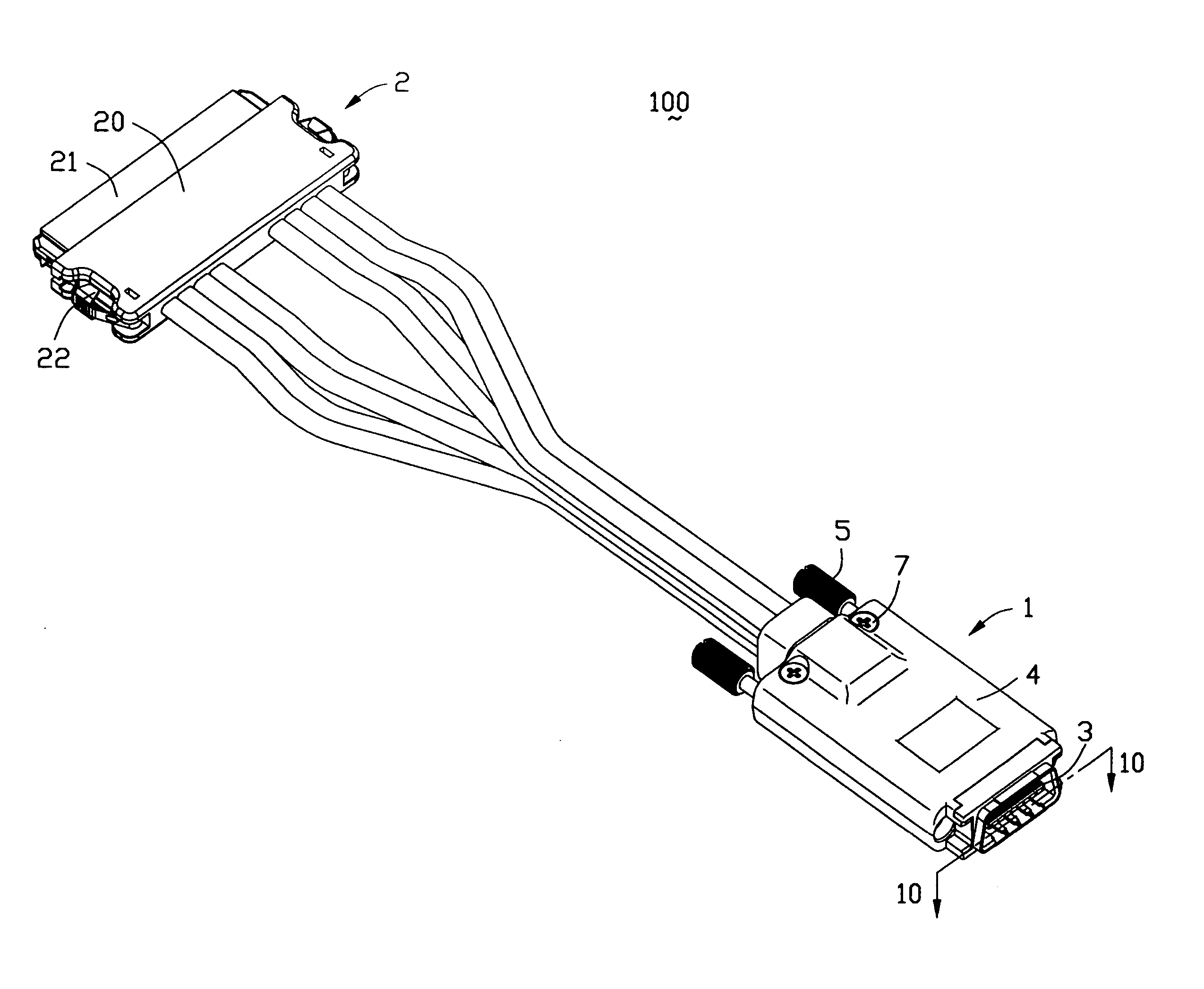 Cable assembly with unique strain relief means