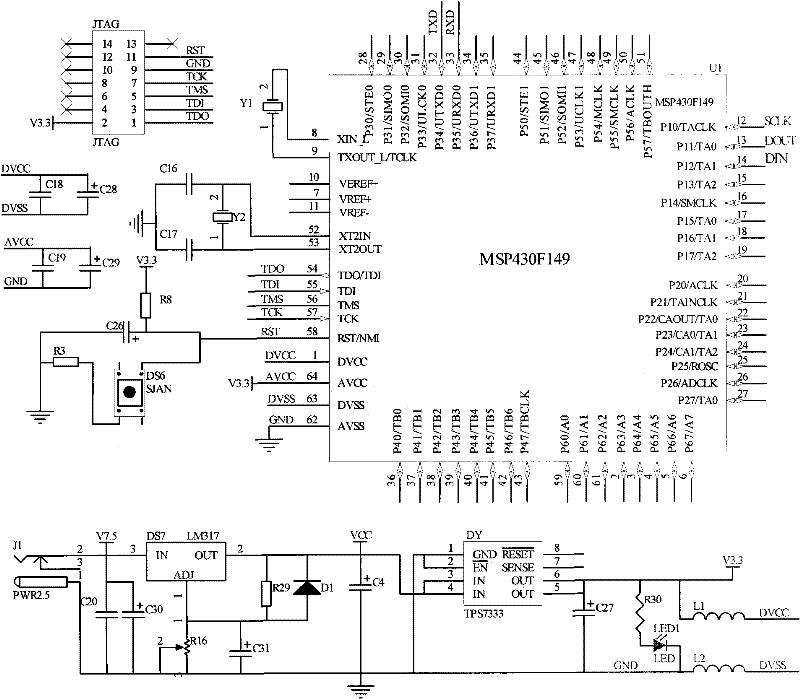 Pipeline pressure real-time monitoring device