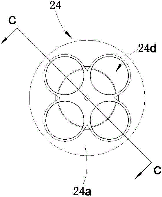 Bayonet connection type fluid connector