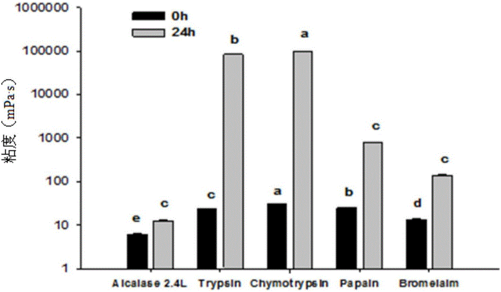 Preparation method of soluble polymers prepared by compound enzyme modified whey protein