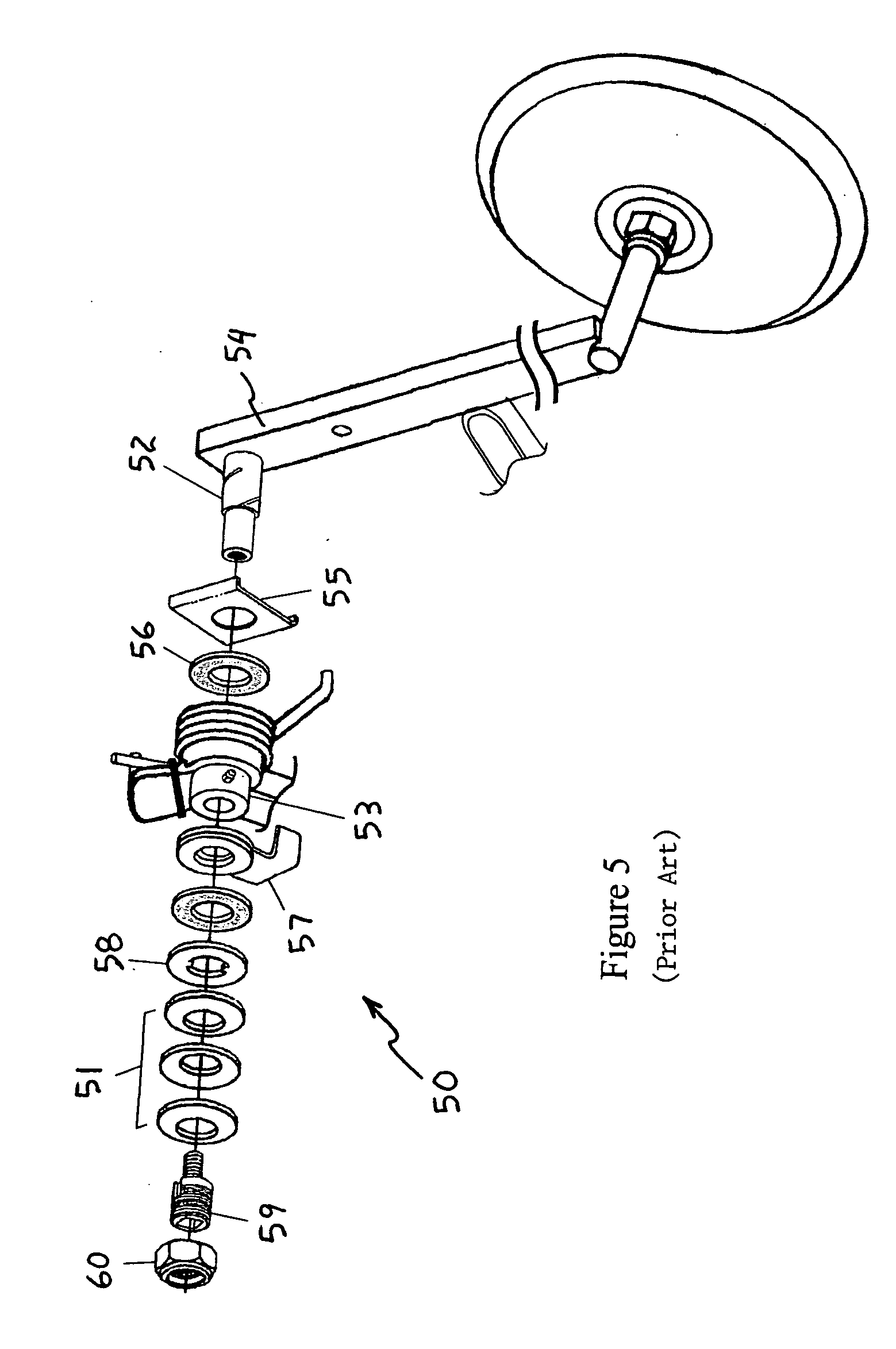 Closing wheel arm pivot assembly