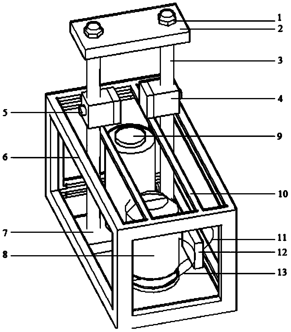 Unconfined compressive strength part and demolding and strength measuring integrated testing machine