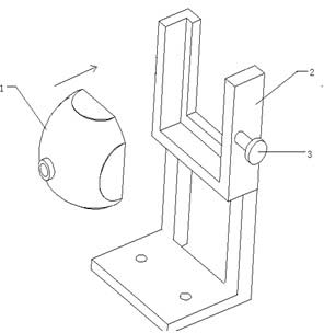 Automatic focusing device for projective bulb based on light spot detection and use method thereof