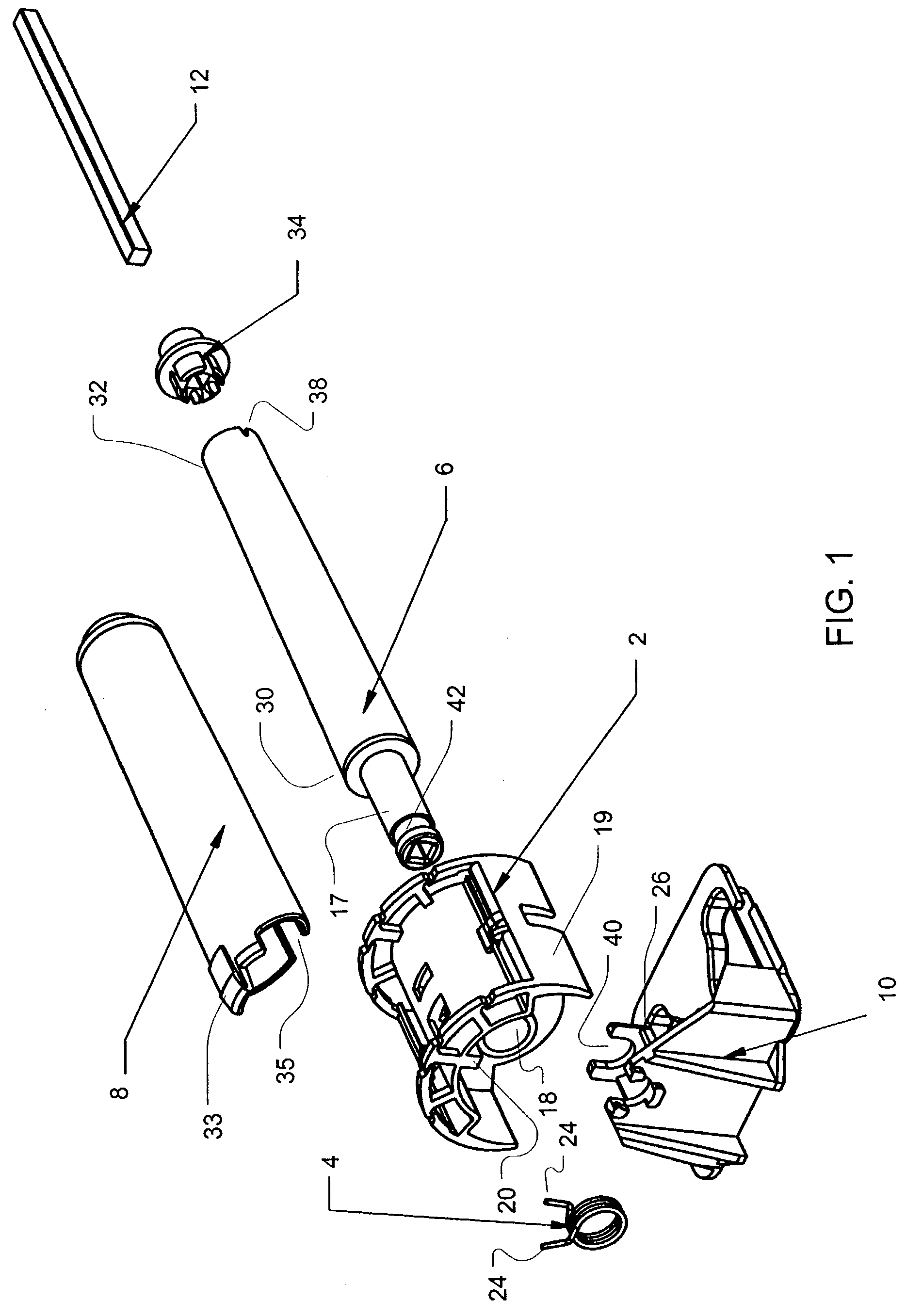 Mono control lift and tilt mechanism for horizontal blinds