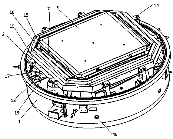 Lower furnace structure of pseudo-single crystal ingot furnace