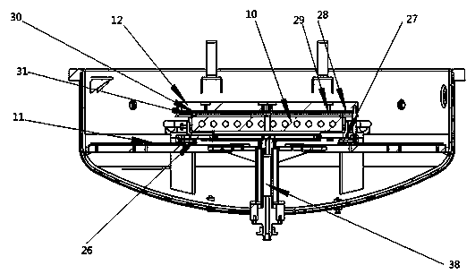 Lower furnace structure of pseudo-single crystal ingot furnace