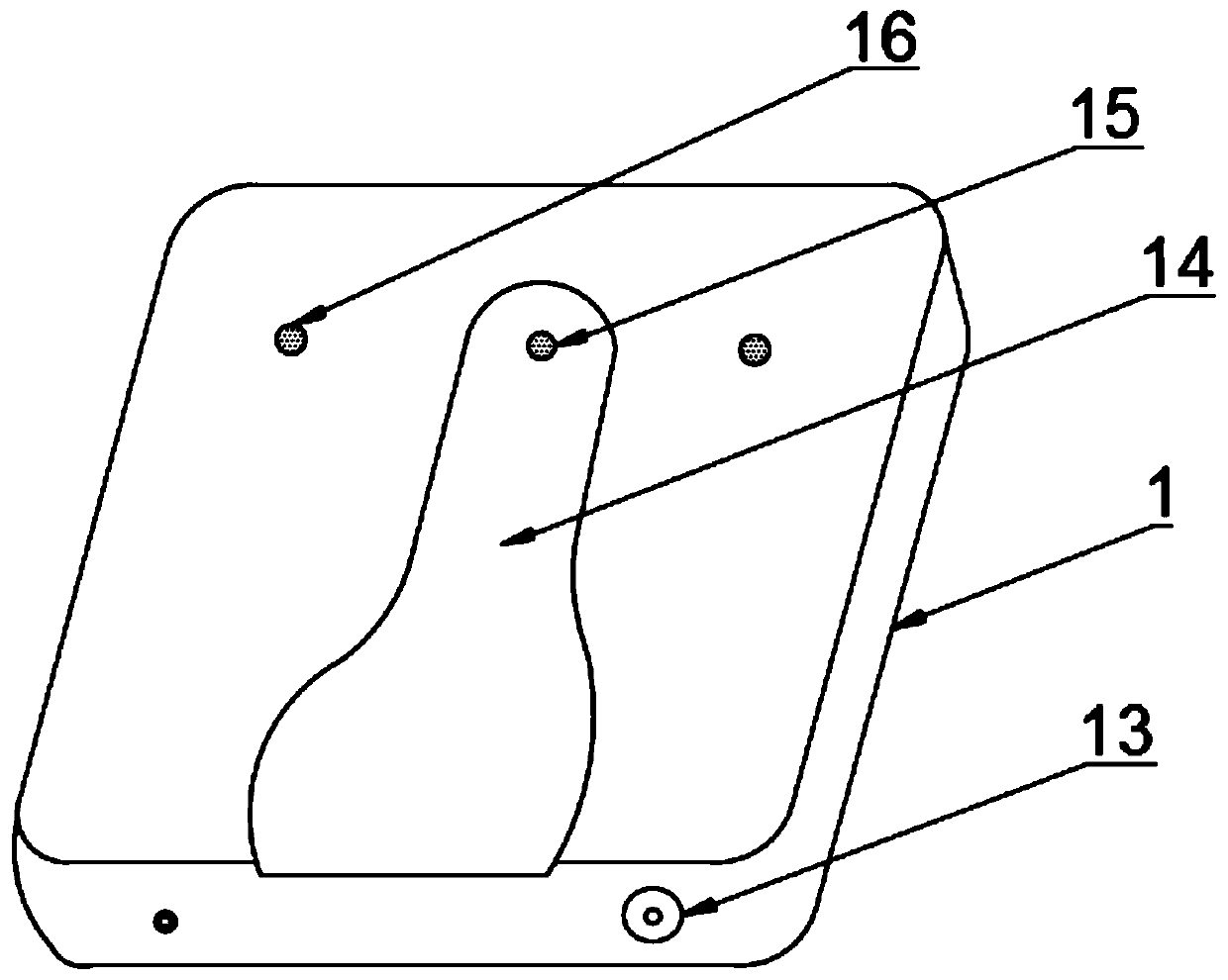 Quick pickup guiding device of express terminal