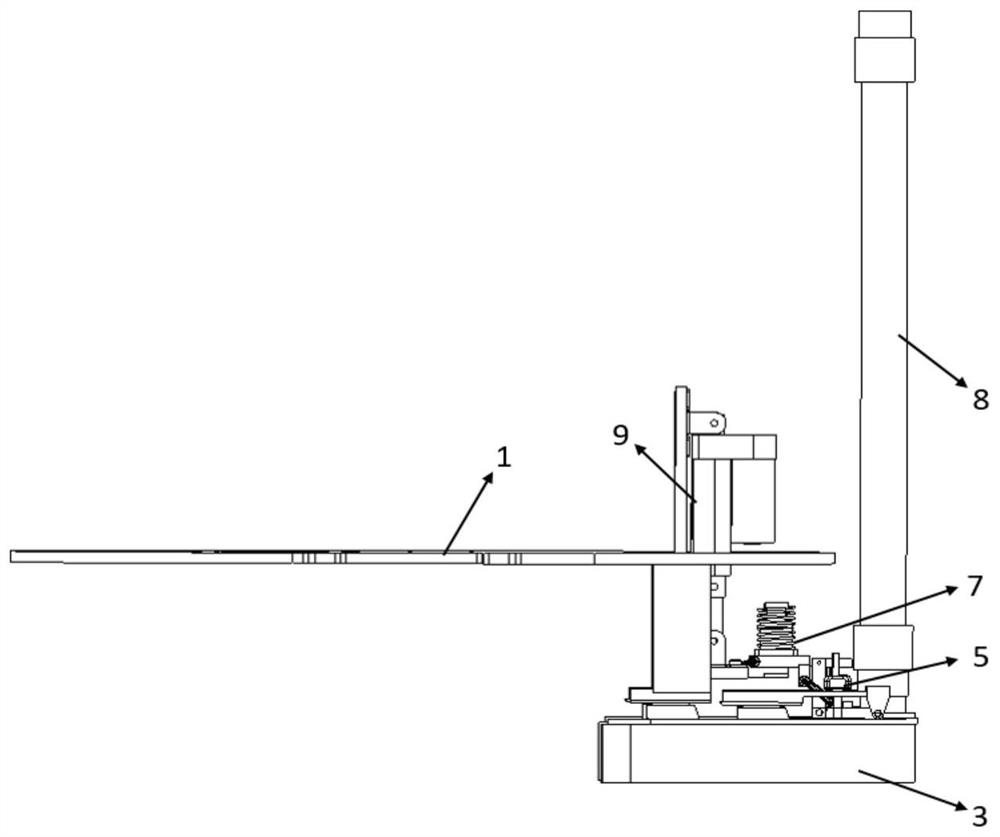 A flexible squeegee for an intelligent cleaning device