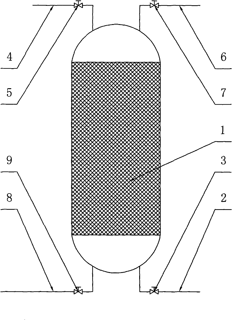 Device and method for recycling volatile substances by utilizing adsorbent bed