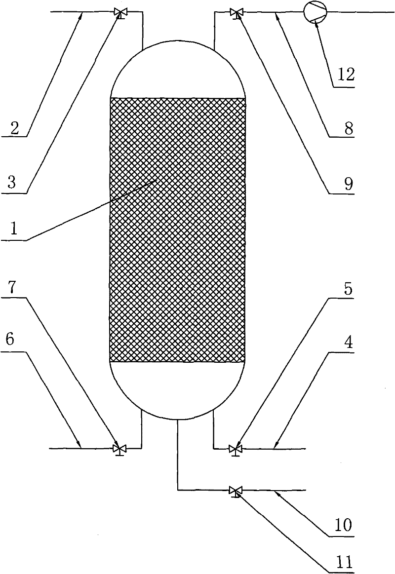 Device and method for recycling volatile substances by utilizing adsorbent bed