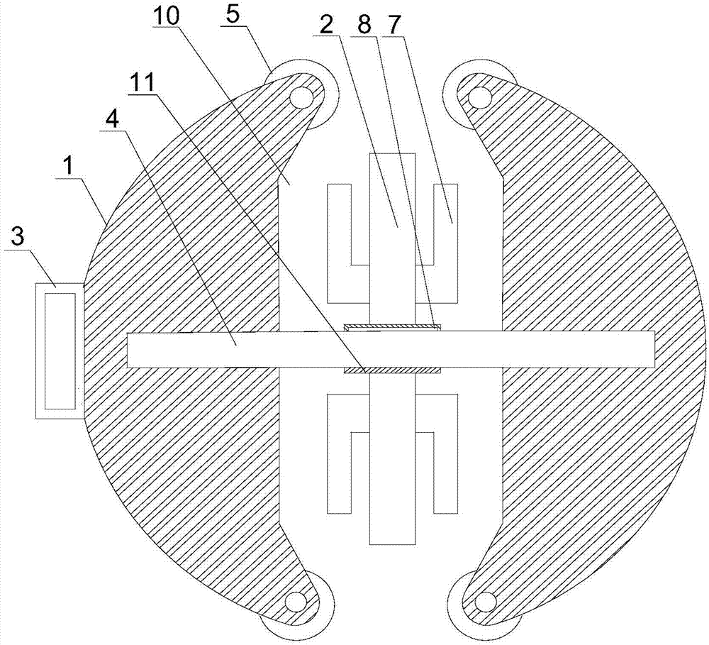 Polishing structure for inner surfaces of bent pipe pieces