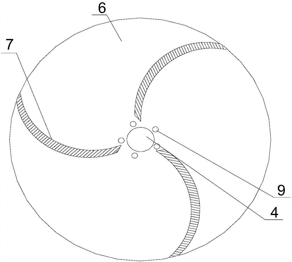 Polishing structure for inner surfaces of bent pipe pieces