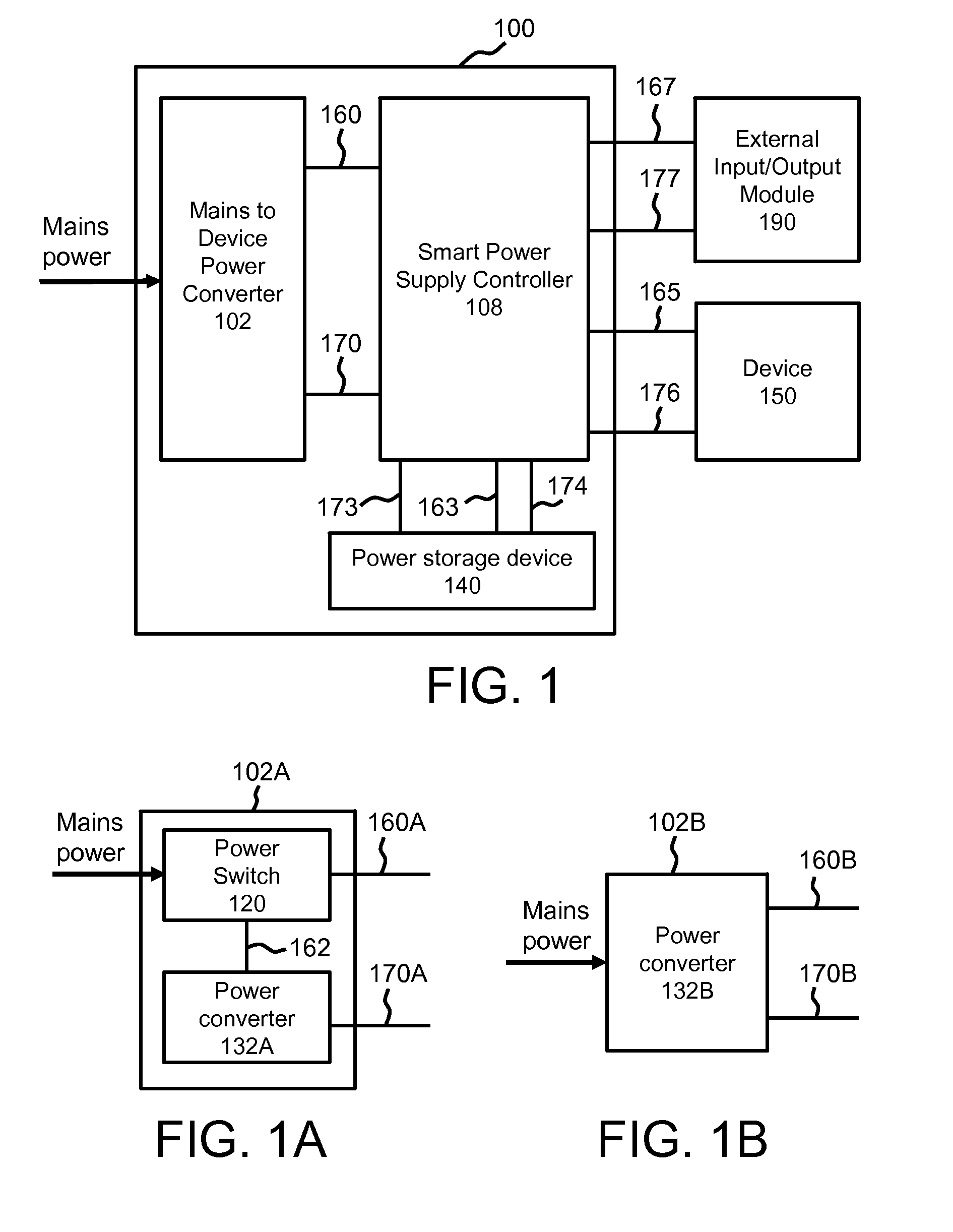 Smart power supply system for minimizing power consumption during device standby