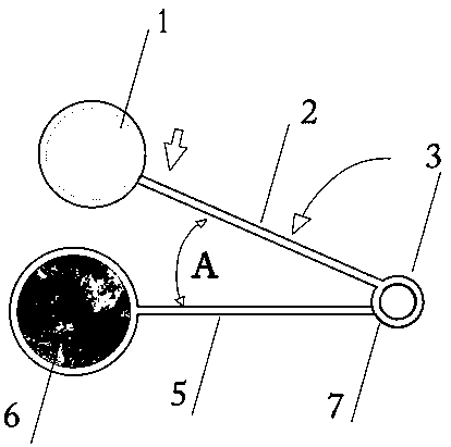 Metering method of metering container