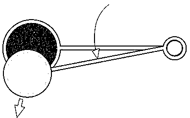 Metering method of metering container