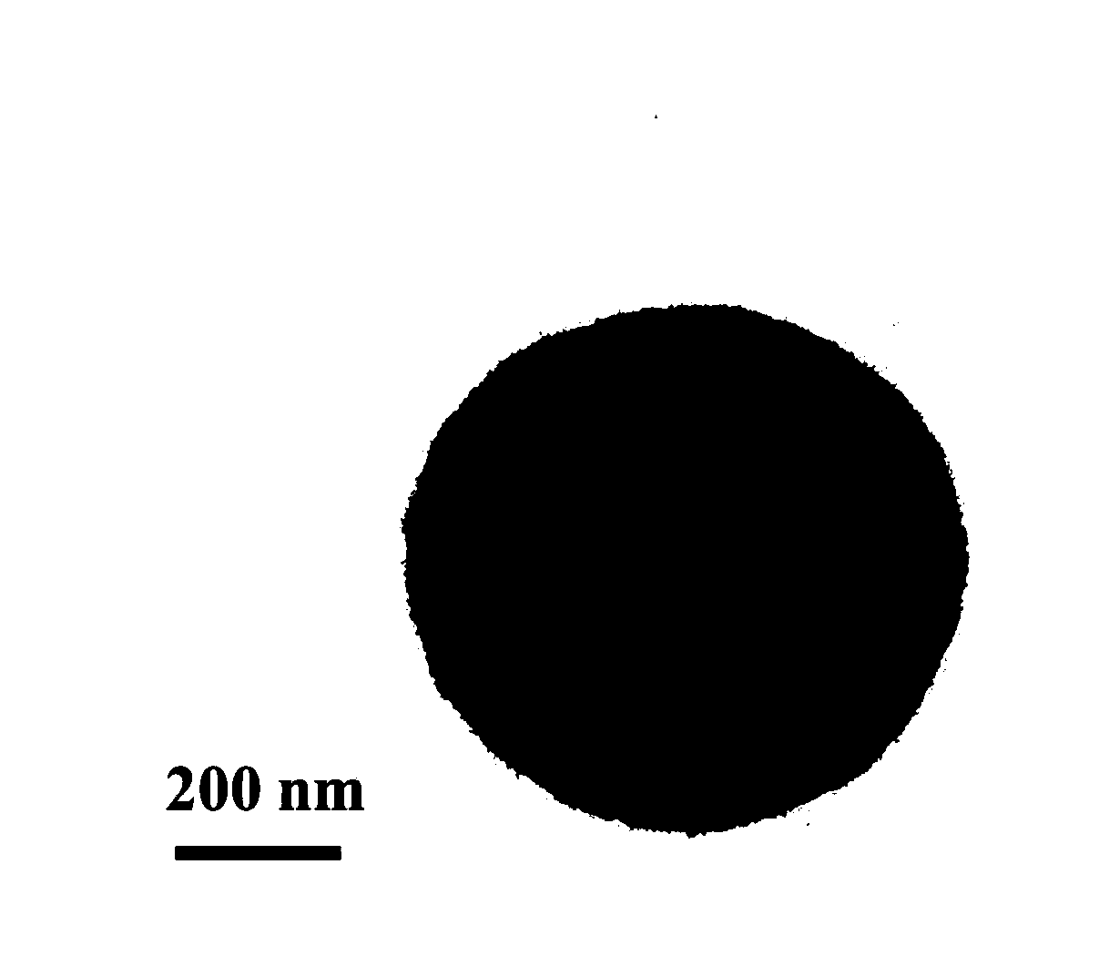 Niobium pentoxide yolk structure nano material with controllable core volume and preparation method thereof