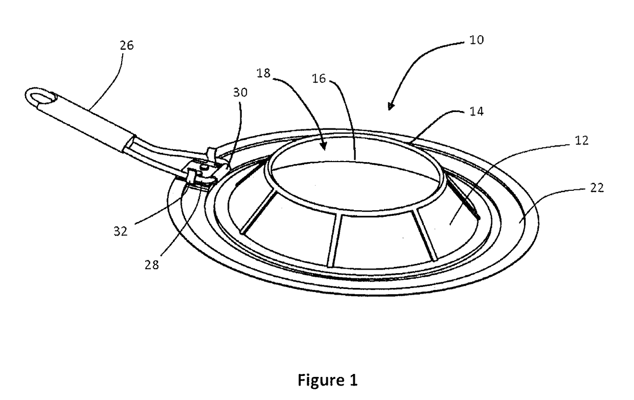 Method of Cooking Utilizing a Splatter Shield