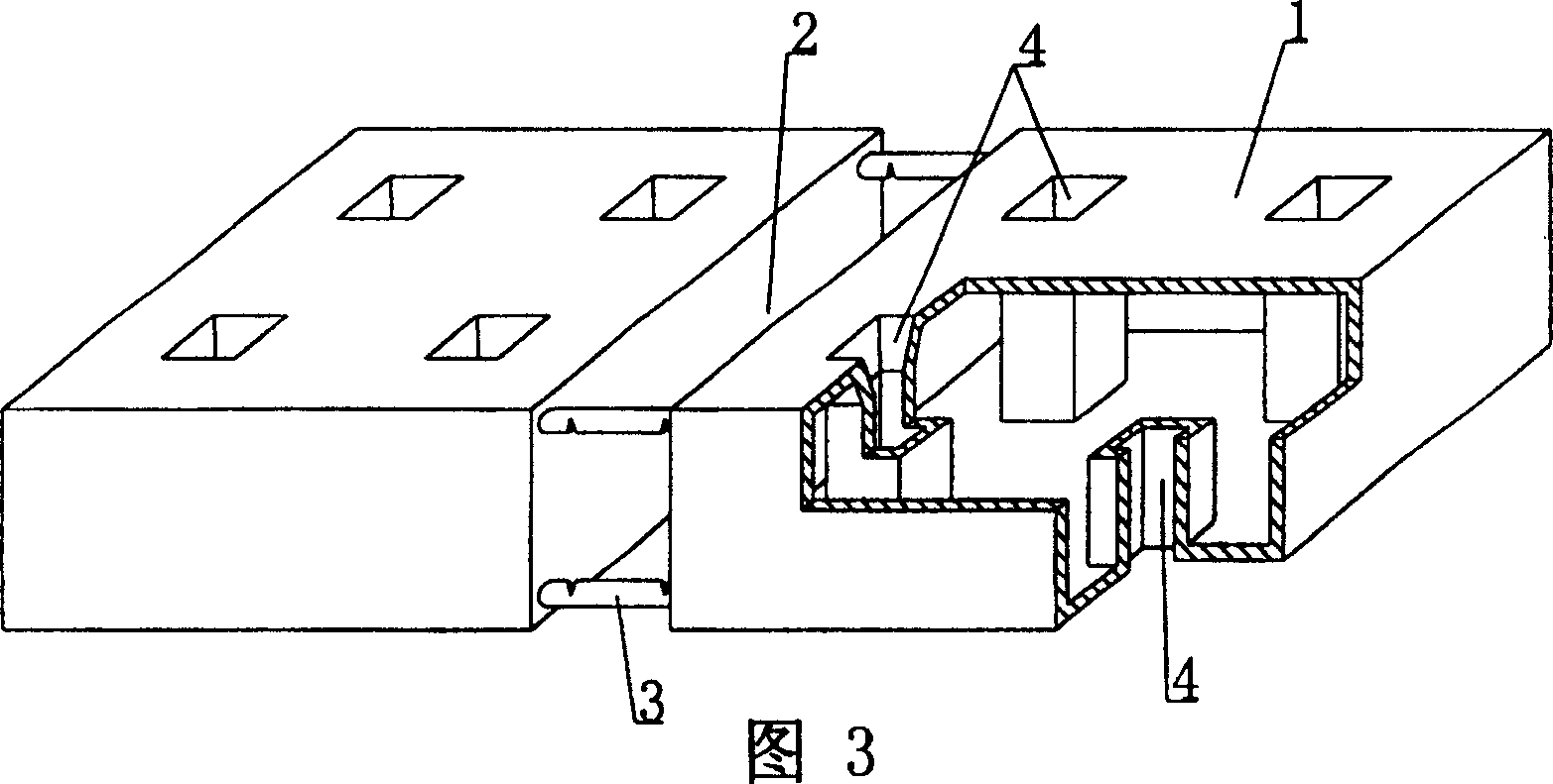 Hollow member for concrete