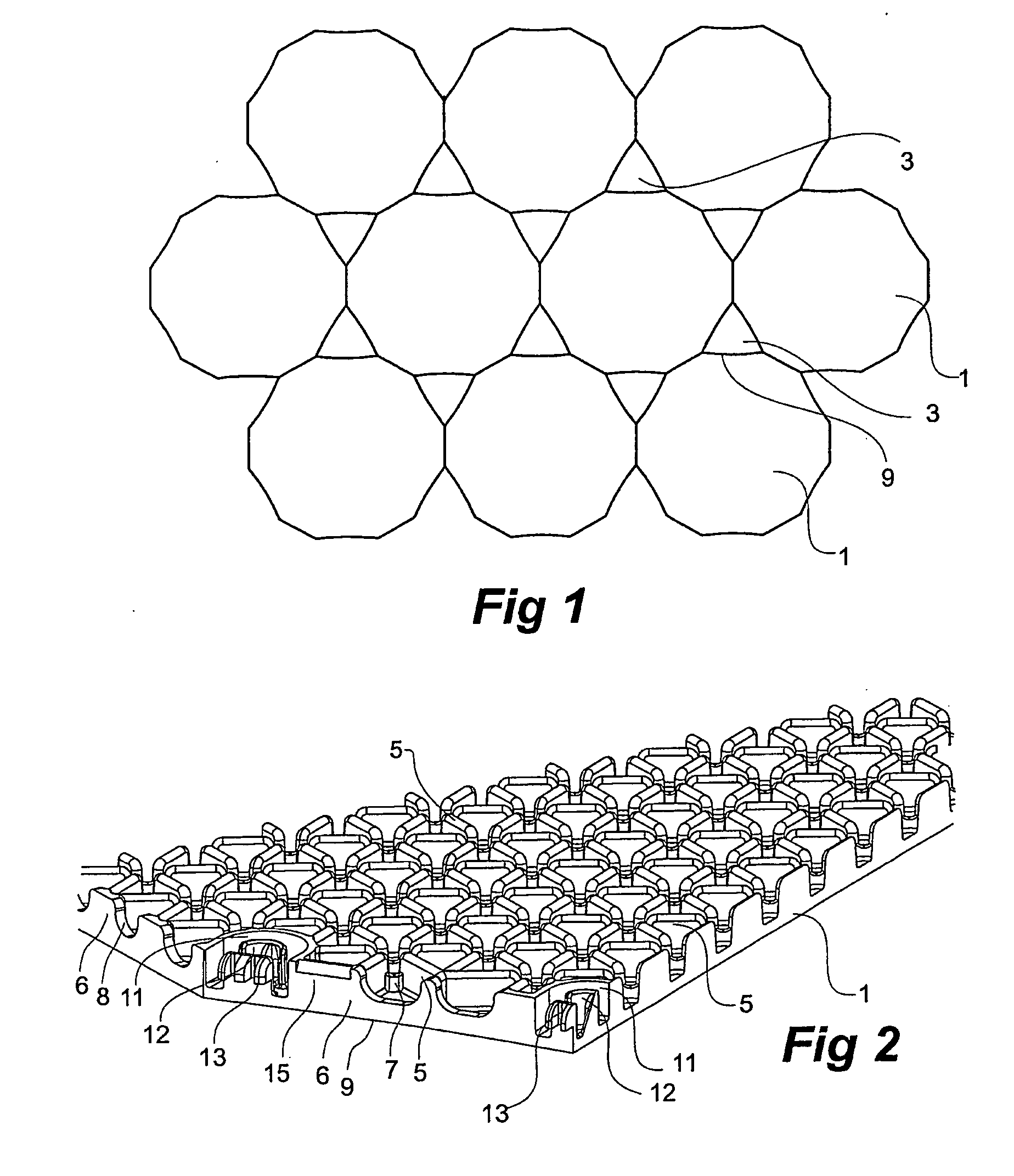 Modular plastic flooring