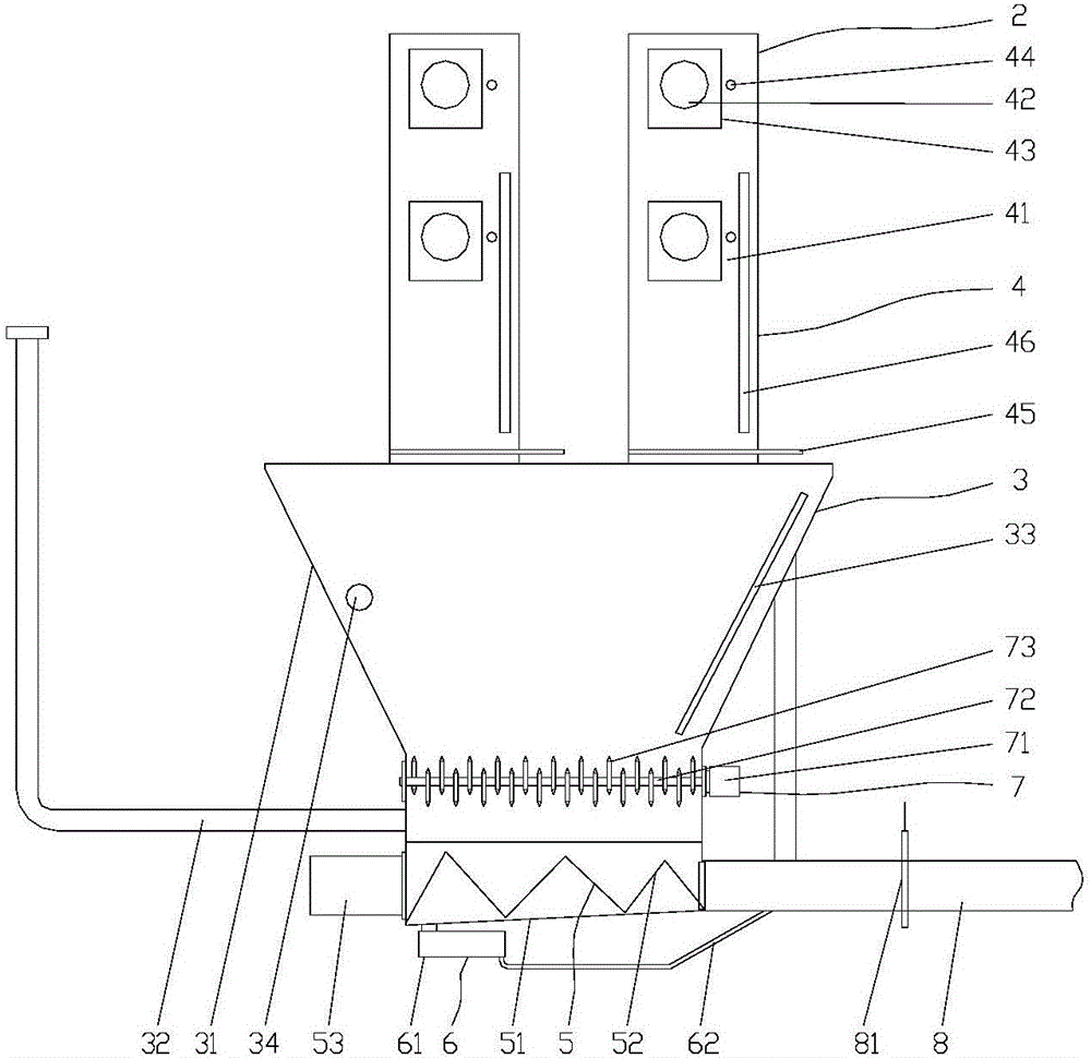 Closed automated garbage collection system