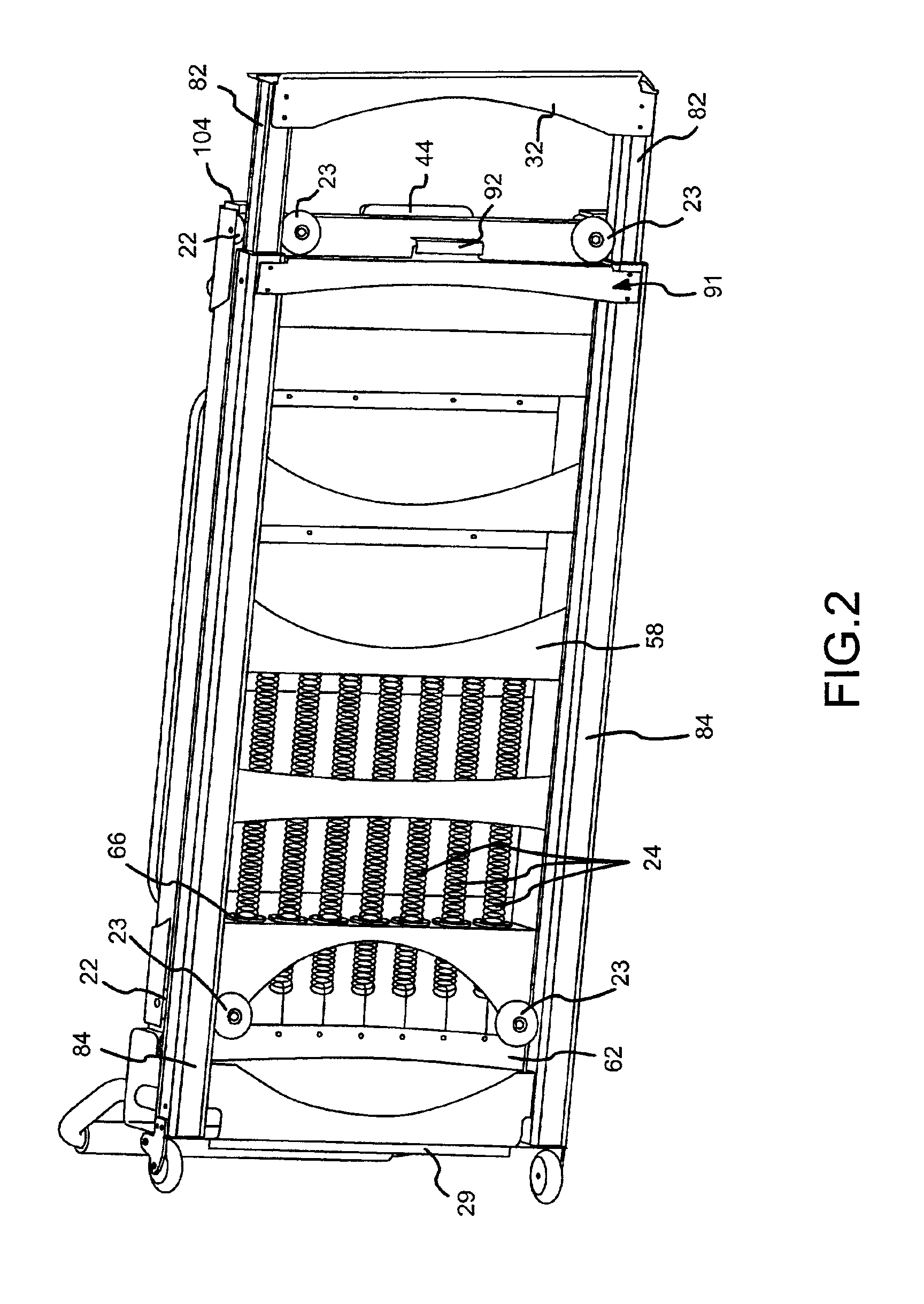 Collapsible reformer exercise apparatus