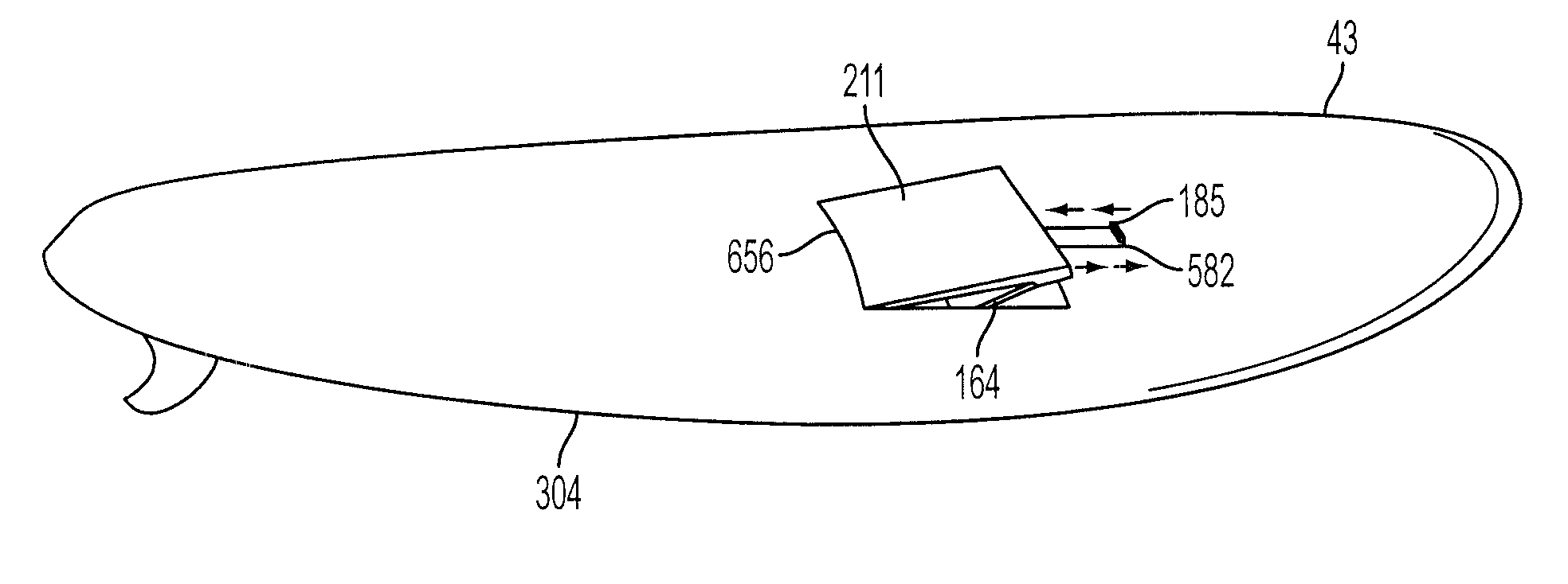 Paddle assist to pop-up device