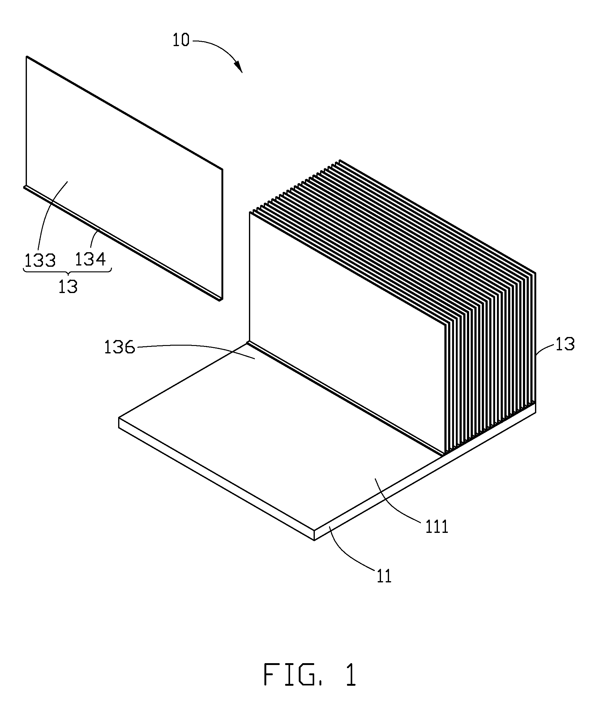 Method of making heat sink