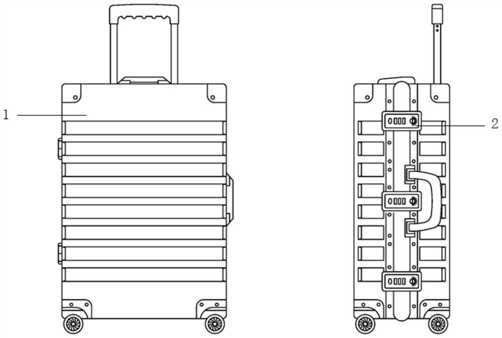 Luggage case capable of displaying and unlocking without battery and displaying and unlocking method thereof