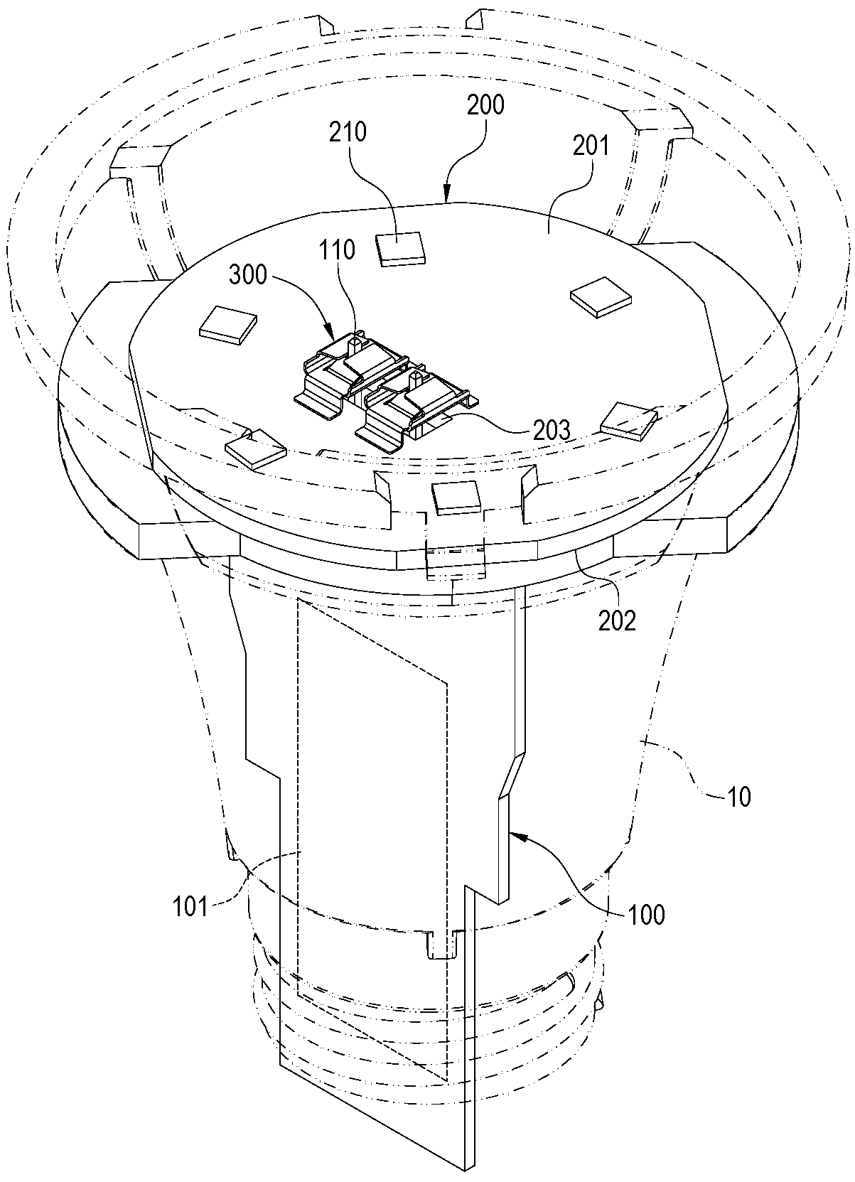 light emitting diode light emitting device