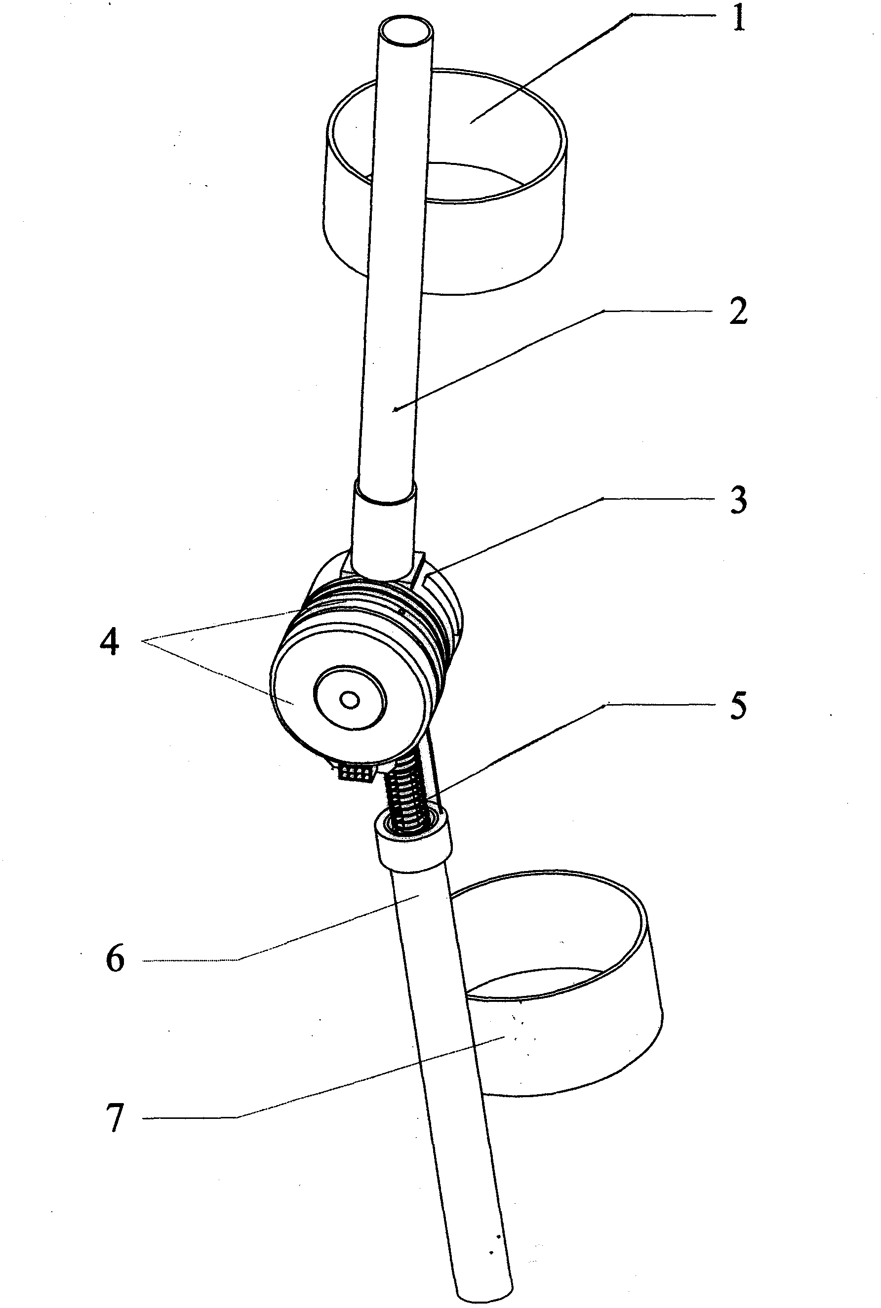 Active knee joint structure with function of load-bearing and self-locking