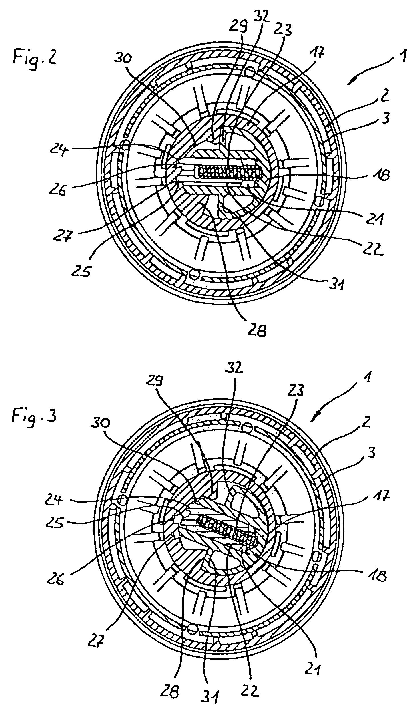 Tank cap having detent device