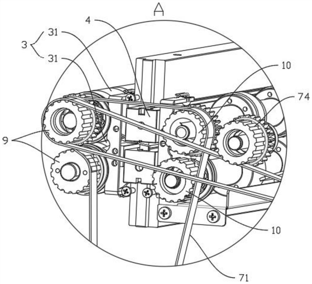 Creasing machine and creasing and cementing machine