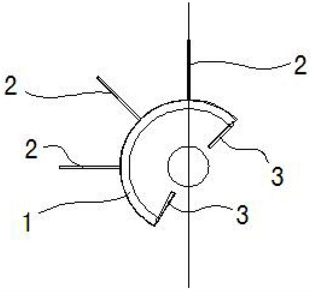 Auxiliary propulsion energy-saving device for ship hydrodynamics